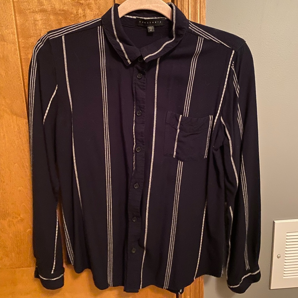 Sanctuary button down top